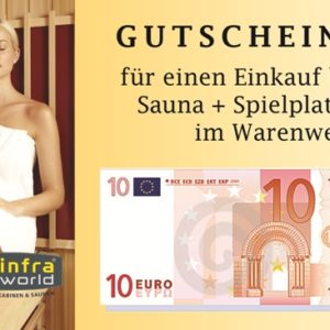 Saunagutschein 10€ Euro