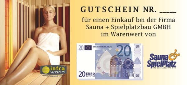 Saunagutschein 20€ Euro